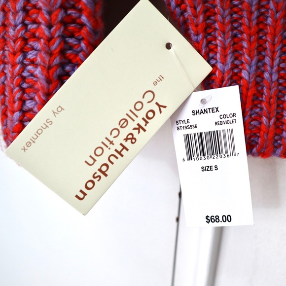 Shantex Knit Multicolor Turtle Neck Sweater NWT - Picture 12 of 12